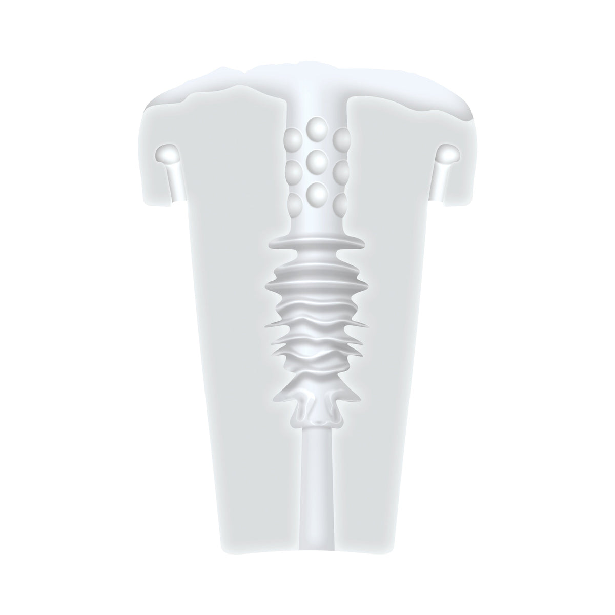 Zero Tolerance - Sucking Good Rechargeable Vacuum Suction Vibrating Masturbator Penis Pump (White) - White