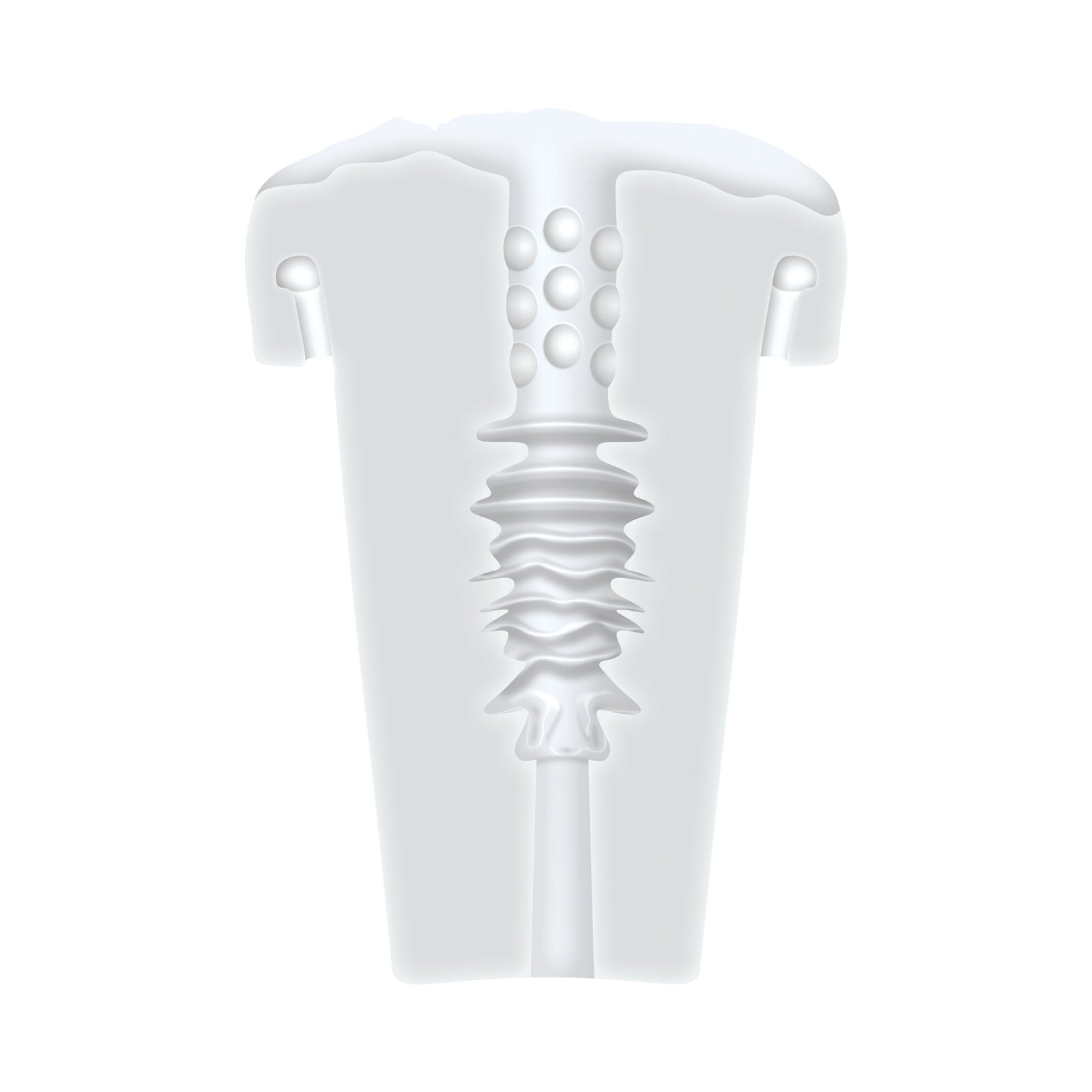 Zero Tolerance - Sucking Good Rechargeable Vacuum Suction Vibrating Masturbator Penis Pump (White) - White