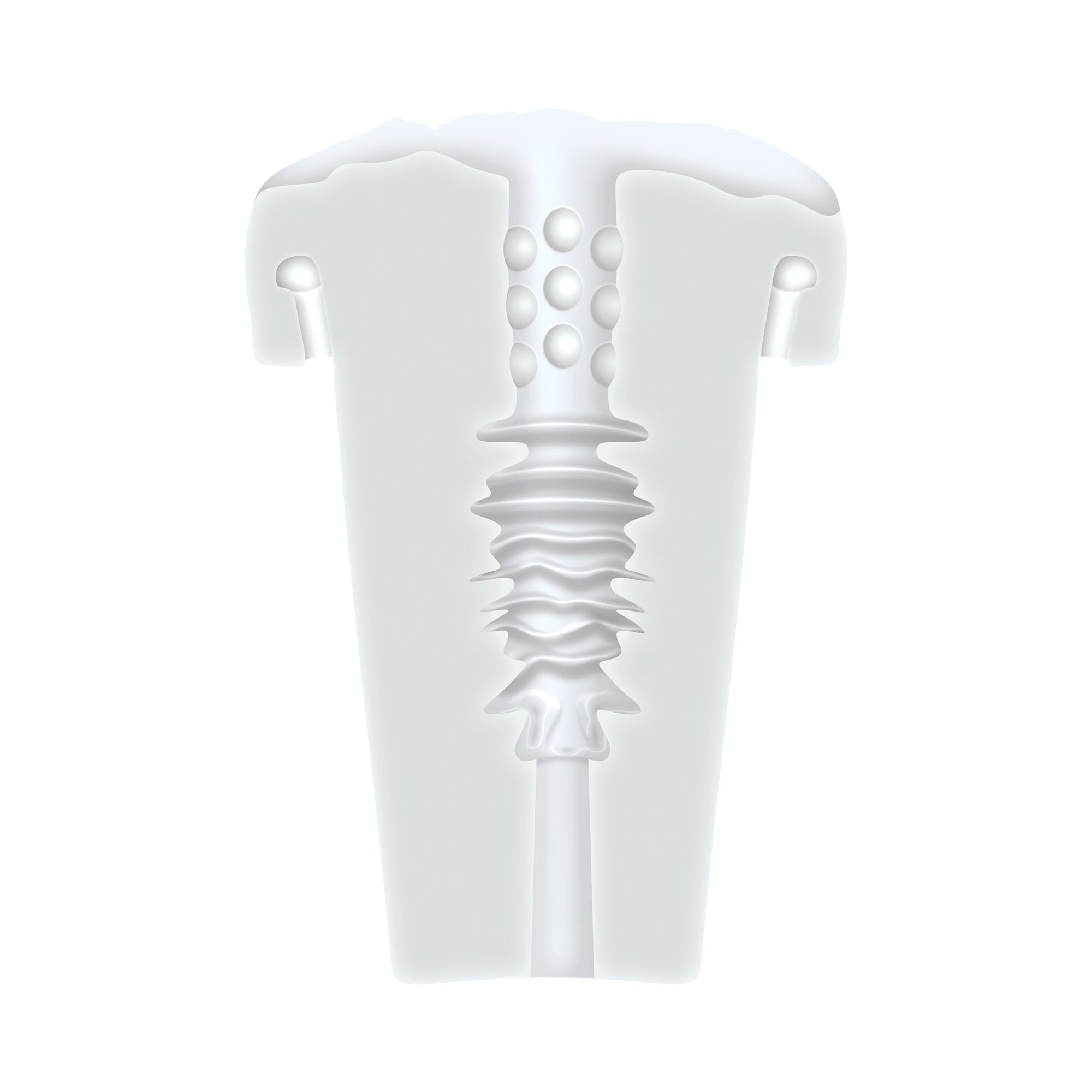 Zero Tolerance - Sucking Good Rechargeable Vacuum Suction Vibrating Masturbator Penis Pump (White) - White