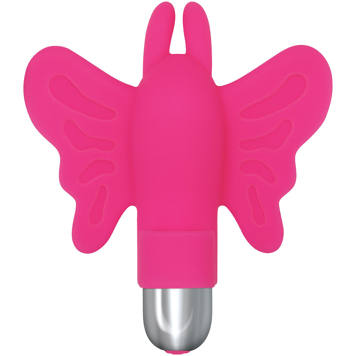 Evolved - My Butterfly Silicone Bullet Finger Vibrator (Pink) - Pink - Clit Massager (Vibration) Rechargeable