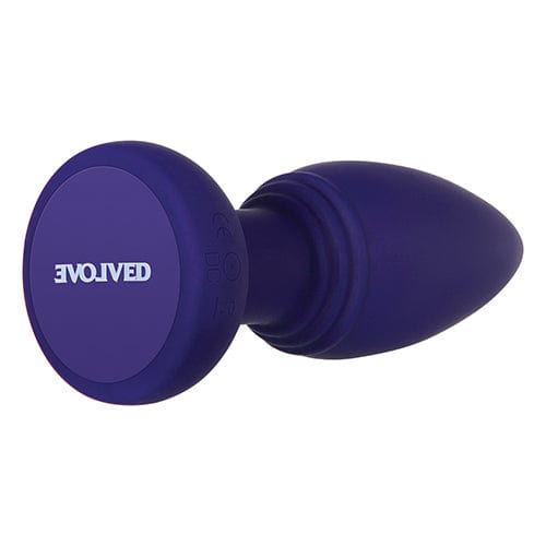 Evolved - Smooshy Tooshy Vibrating Remote Control Anal Plug (Purple) Remote Control Anal Plug (Vibration) Rechargeable 625524190 CherryAffairs