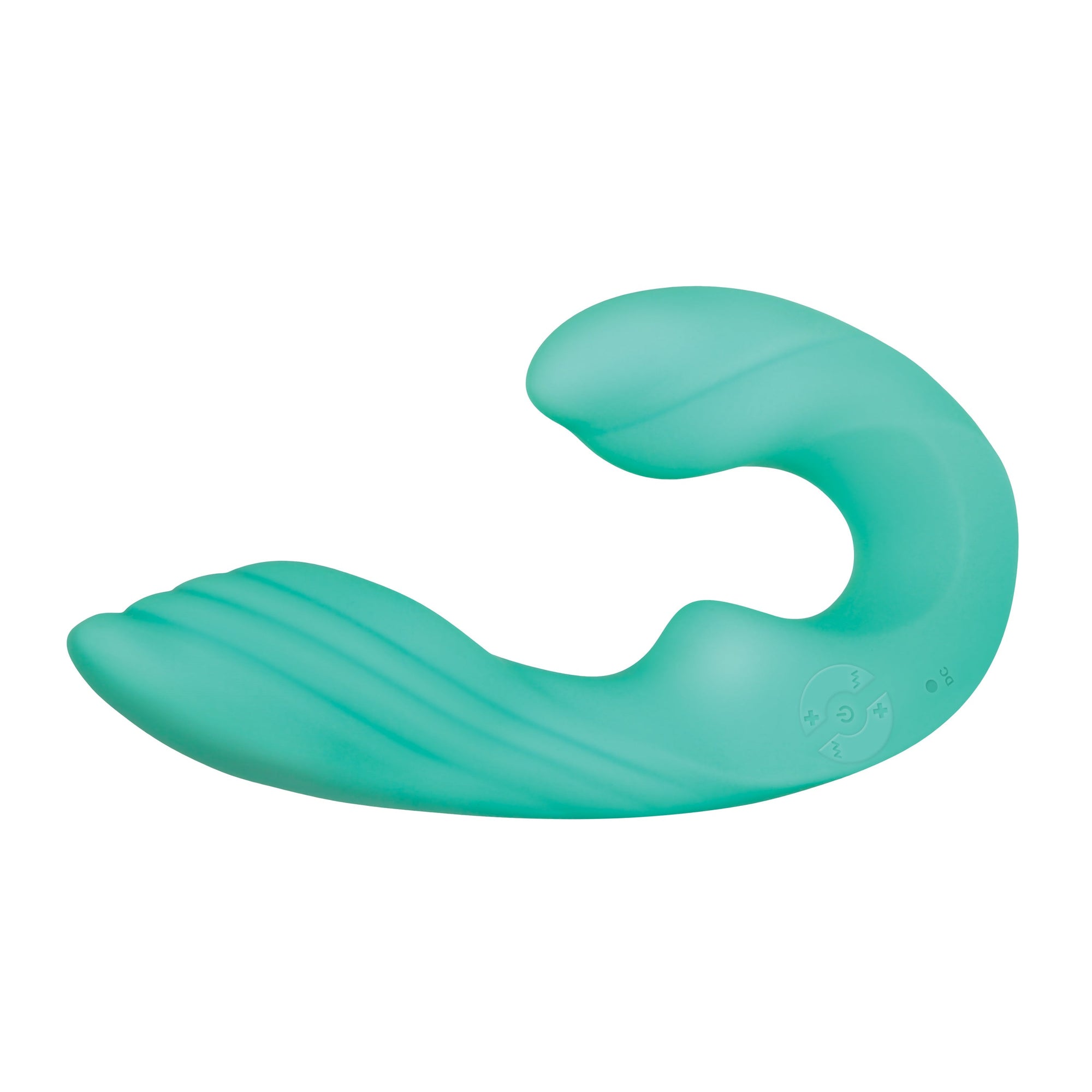 Evolved - Gender X Strapless Seashell Silicone Rechargeable Strap On (Green) - Green - Strap On with Dildo for Reverse