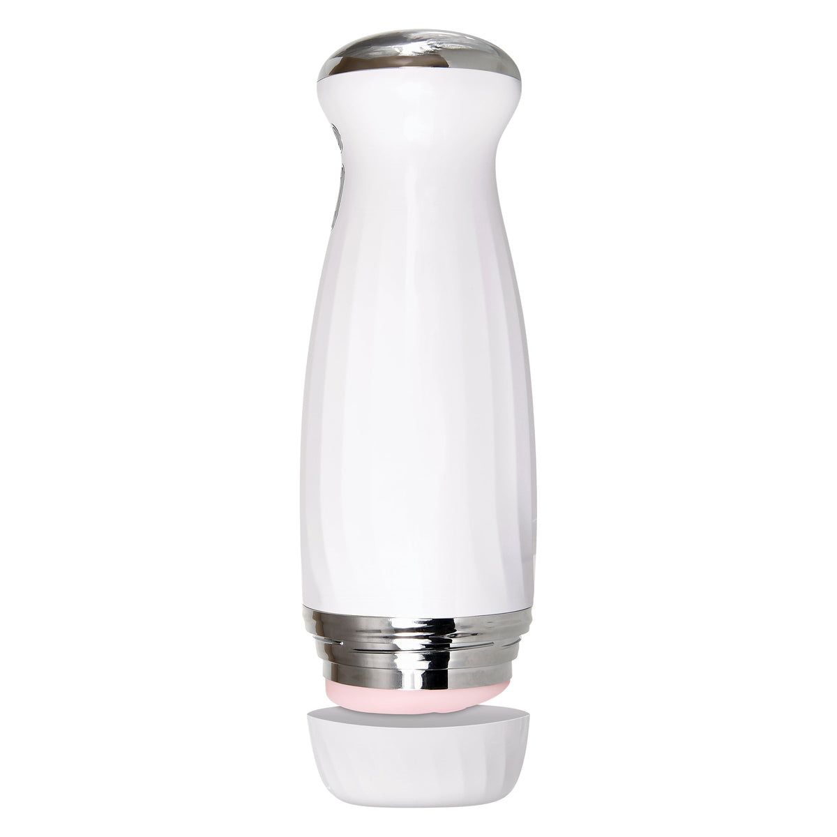 Zero Tolerance - The Thrusting Rechargeable Vibrating Stroker Masturbator (White) - White - Masturbator Vagina