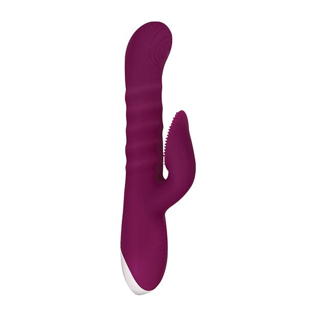 Evolved - Lovely Lucy Thrusting Spinning Rabbit Vibrator (Purple) Rabbit Dildo (Vibration) Rechargeable 625506747 CherryAffairs