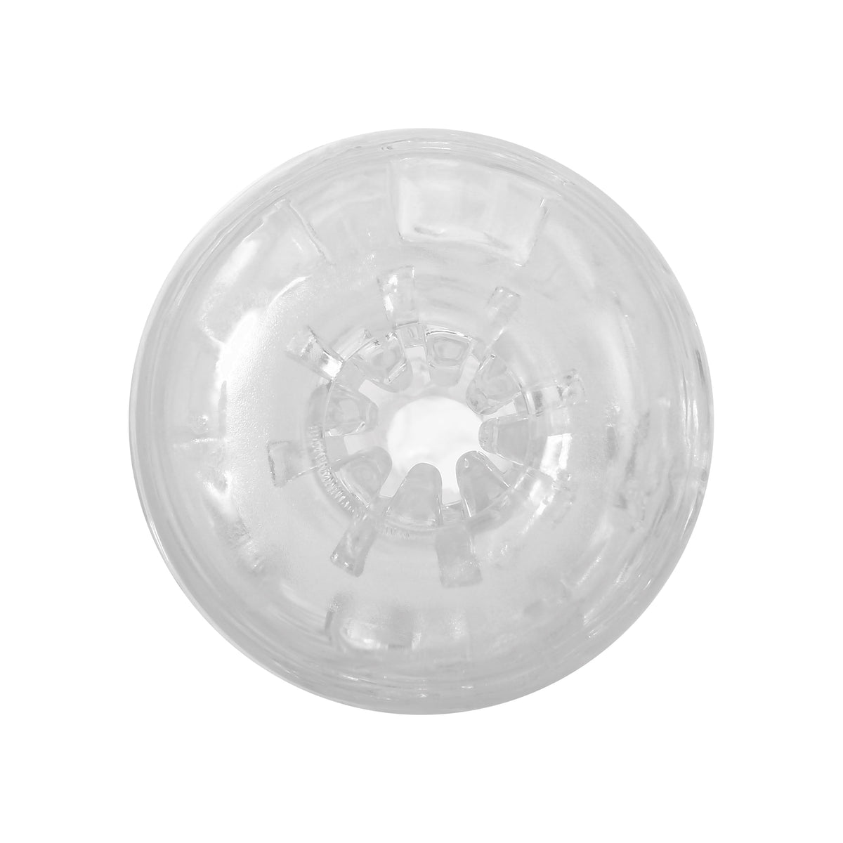 Zero Tolerance - Swirl Squishy Cup Masturbator (Clear) - Clear - Masturbator Resusable Cup (Non Vibration)