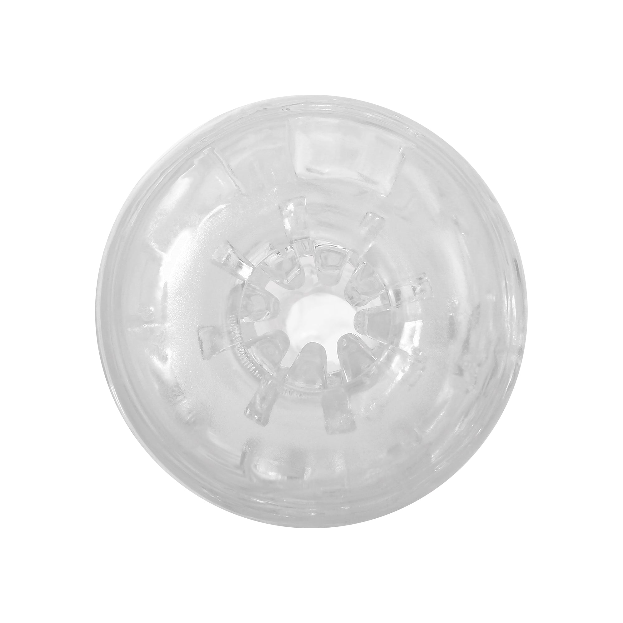 Zero Tolerance - Swirl Squishy Cup Masturbator (Clear) - Clear - Masturbator Resusable Cup (Non Vibration)