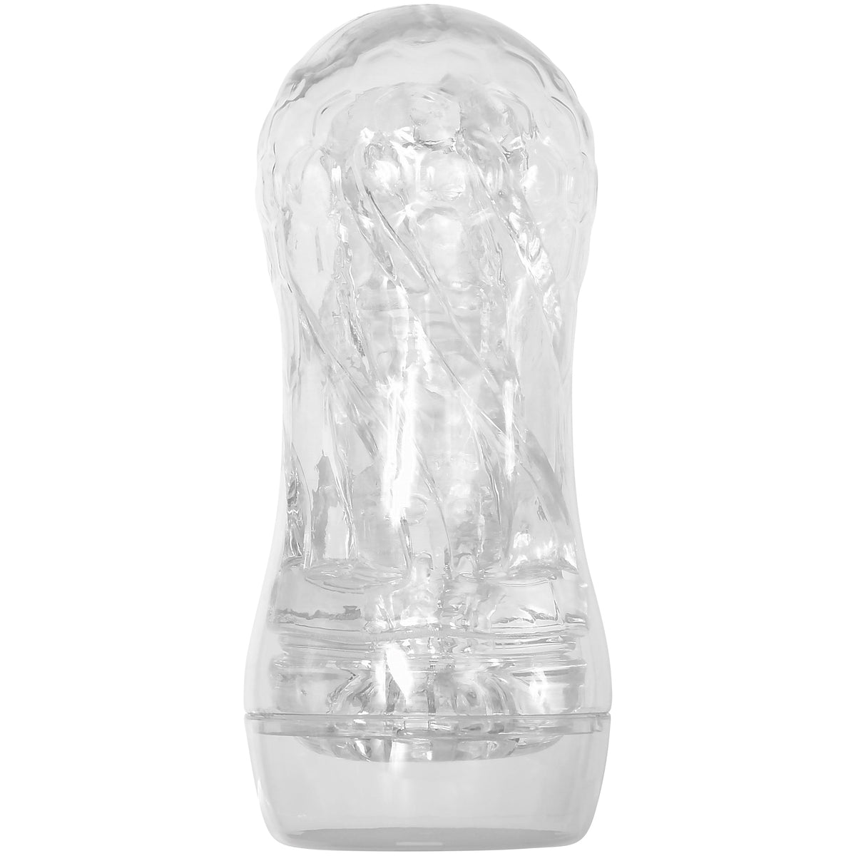 Zero Tolerance - Swirl Squishy Cup Masturbator (Clear) - Clear - Masturbator Resusable Cup (Non Vibration)