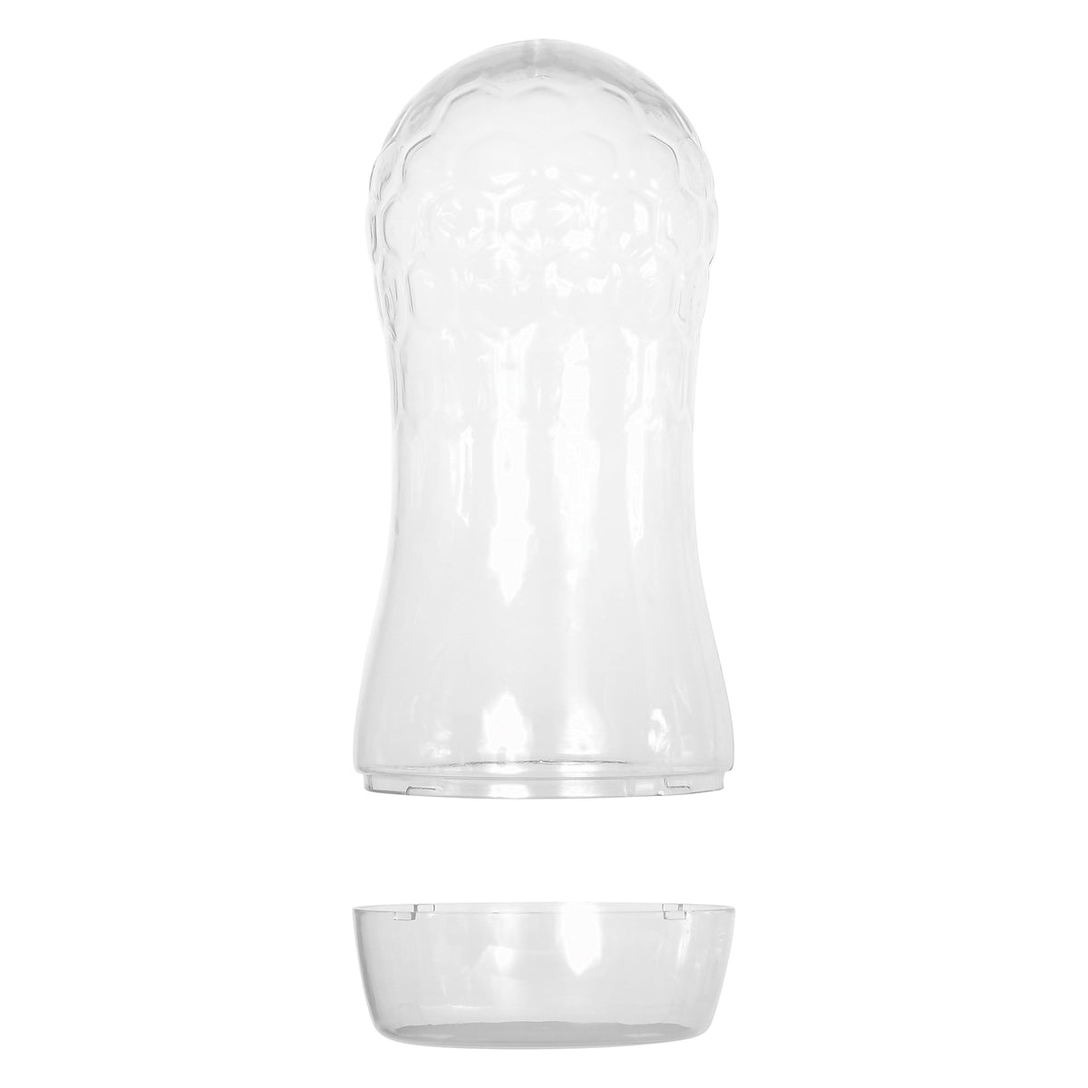 Zero Tolerance - Swirl Squishy Cup Masturbator (Clear) - Clear - Masturbator Resusable Cup (Non Vibration)