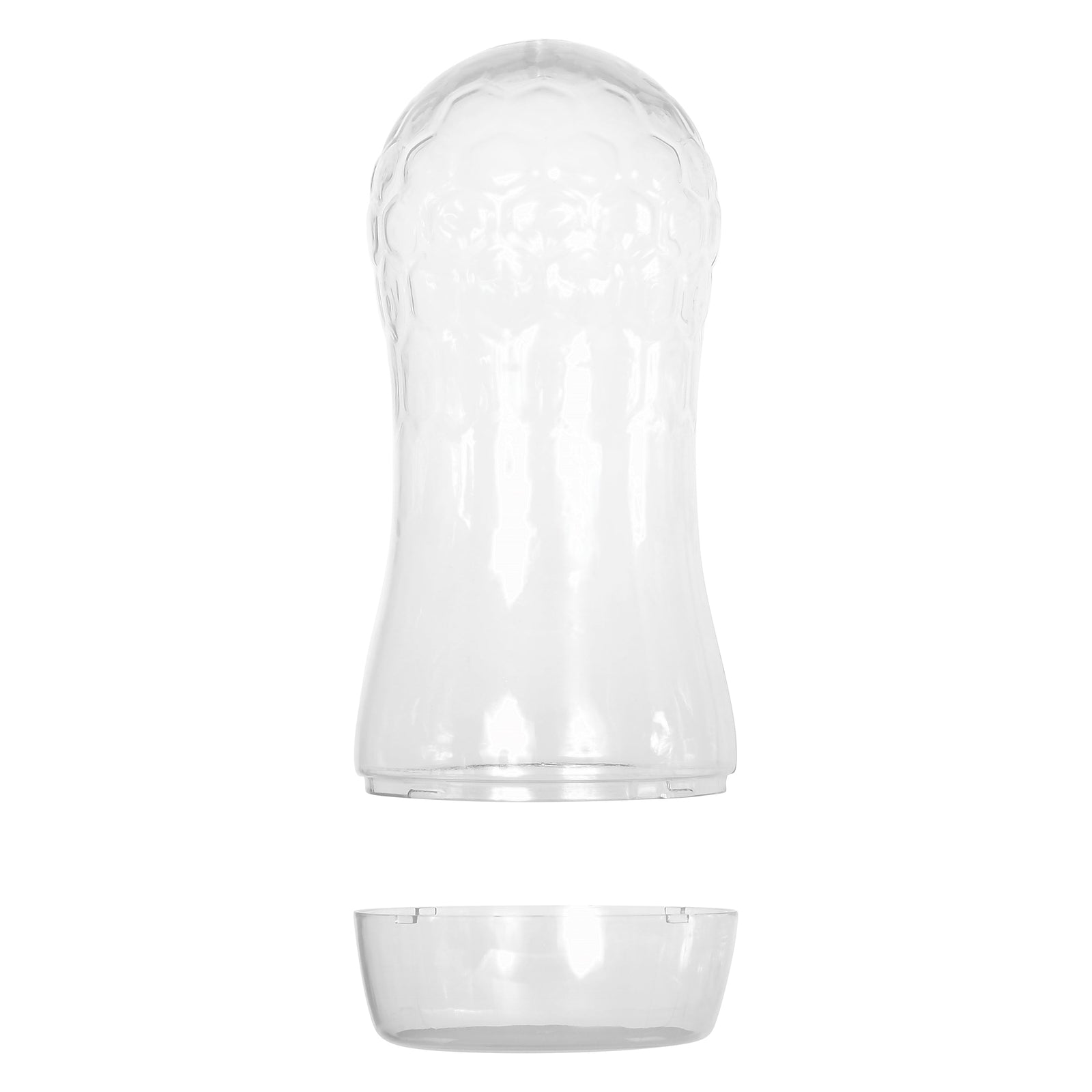 Zero Tolerance - Swirl Squishy Cup Masturbator (Clear) - Clear - Masturbator Resusable Cup (Non Vibration)