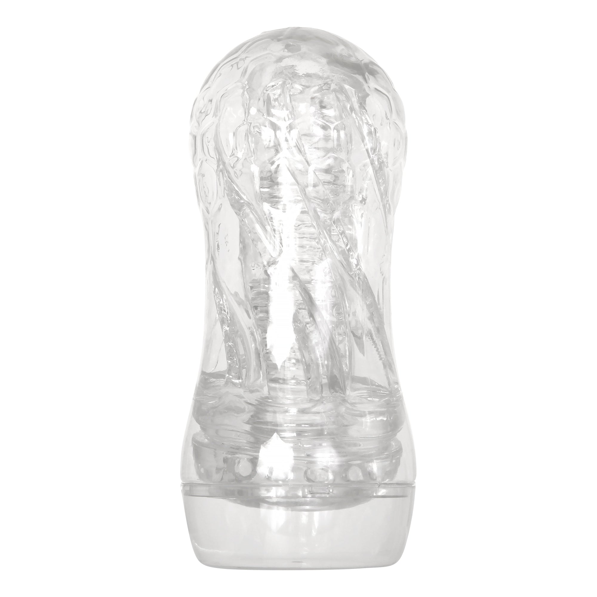 Zero Tolerance - Twist Squishy Cup Masturbator (Clear) - Clear - Masturbator Resusable Cup (Non Vibration)