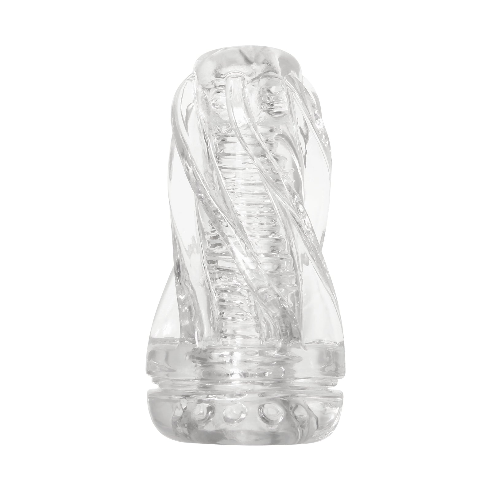 Zero Tolerance - Twist Squishy Cup Masturbator (Clear) - Clear - Masturbator Resusable Cup (Non Vibration)