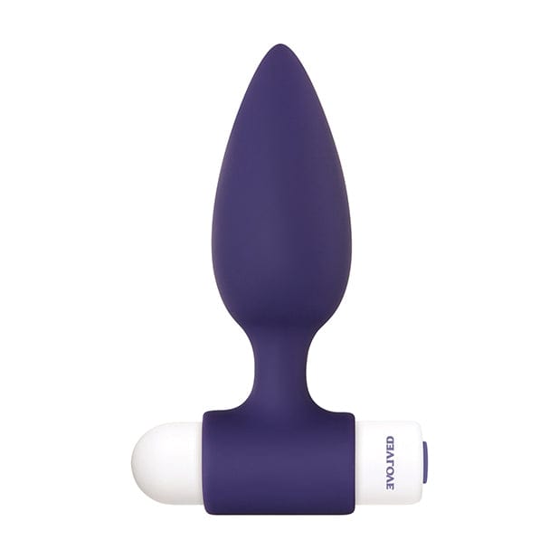 Evolved - Dynamic Duo Rechargeable Bullet Anal Plug (Purple/White) Anal Plug (Vibration) Rechargeable 625500541 CherryAffairs