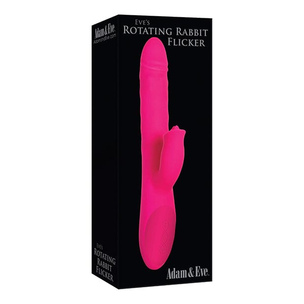 Adam & Eve - Eve's Thrusting Rotating Rabbit Flicker Dual Stimulator Rabbit Vibrator (Pink) Rabbit Dildo (Vibration) Rechargeable 625415875 CherryAffairs