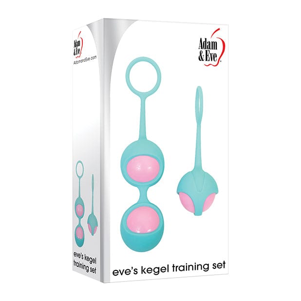 Adam & Eve - Eve's Kegel Training Set (Pink/Teal) Kegel Balls (Non Vibration) 622554462 CherryAffairs