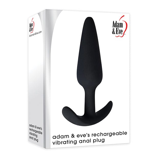 Adam &amp; Eve - Adam &amp; Eve&#39;s Rechargeable Vibrating Anal Plug (Black) Anal Plug (Vibration) Rechargeable 625409200 CherryAffairs