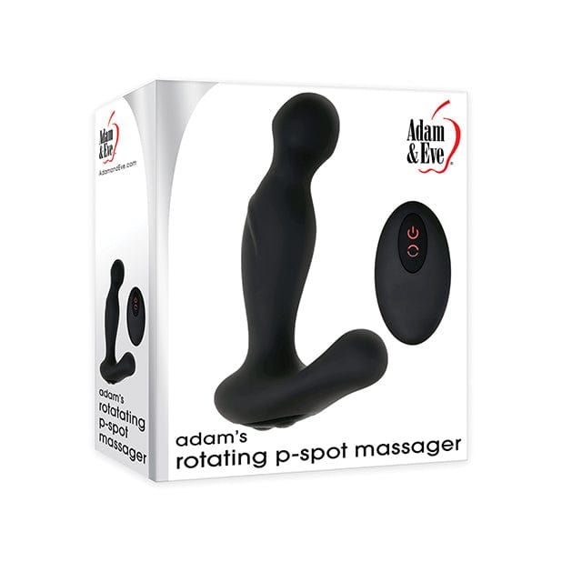 Adam & Eve - Adam's Remote Control Rotating P Spot Prostate Massager (Black) Prostate Massager (Vibration) Rechargeable 625413965 CherryAffairs