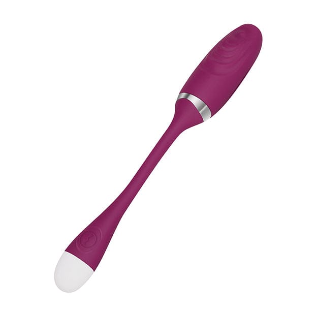 Adam & Eve - Eve's Thumping Love Button Silicone Bullet Egg Vibrator (Burgundy) Wireless Remote Control Egg (Vibration) Rechargeable 625410478 CherryAffairs