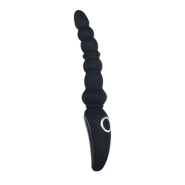 Evolved - Magic Stick Beaded Vibrator Anal Beads (Black) Anal Beads (Vibration) Rechargeable 625513623 CherryAffairs