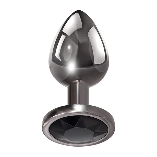 Evolved - Black Gem Metal Anal Plug Small (Silver) Metal Anal Plug (Non Vibration) 625500207 CherryAffairs