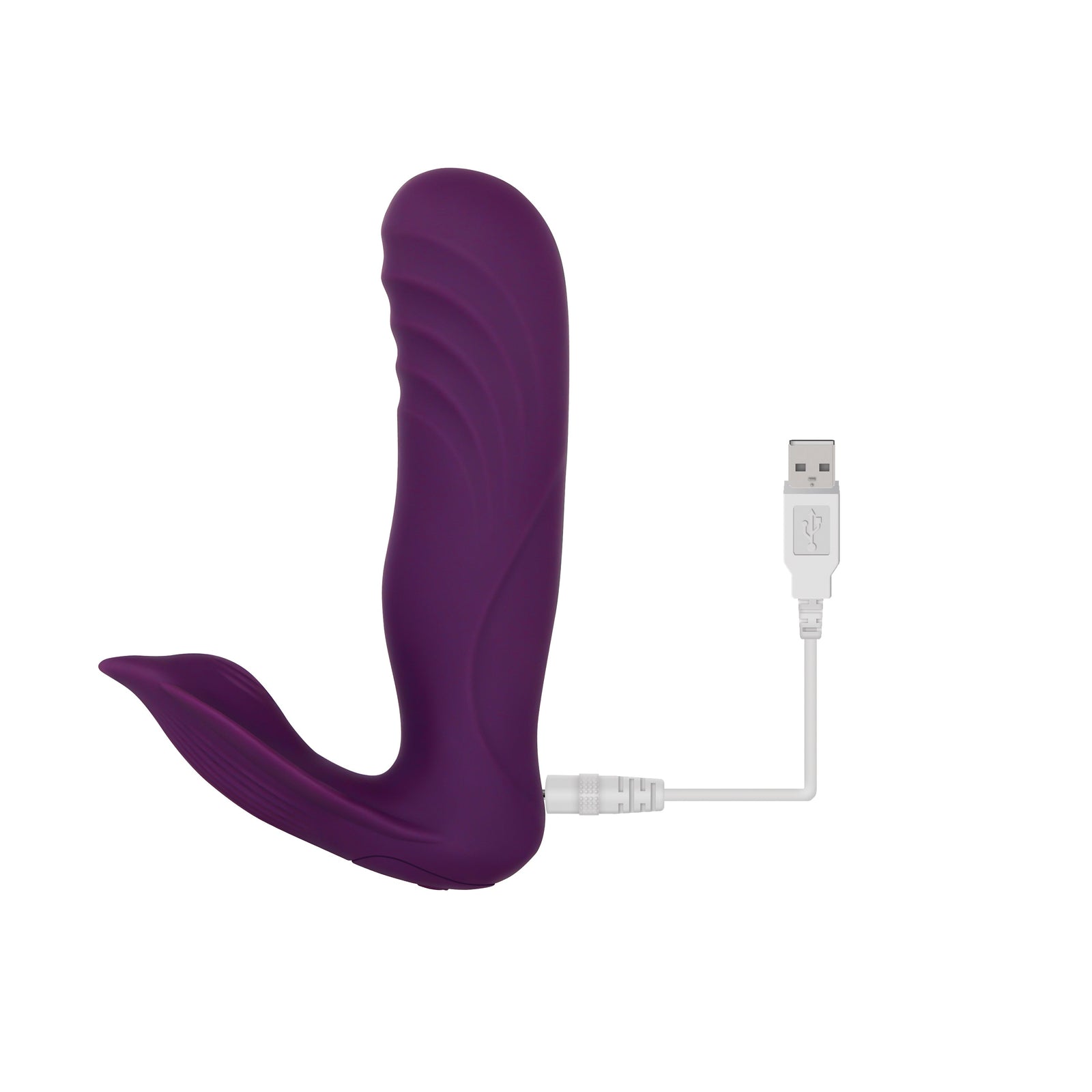 Evolved - Gender X Velvet Hammer Remote Thursting Thumping Strapless Strap On (Purple) - Purple - Strap On with Dildo