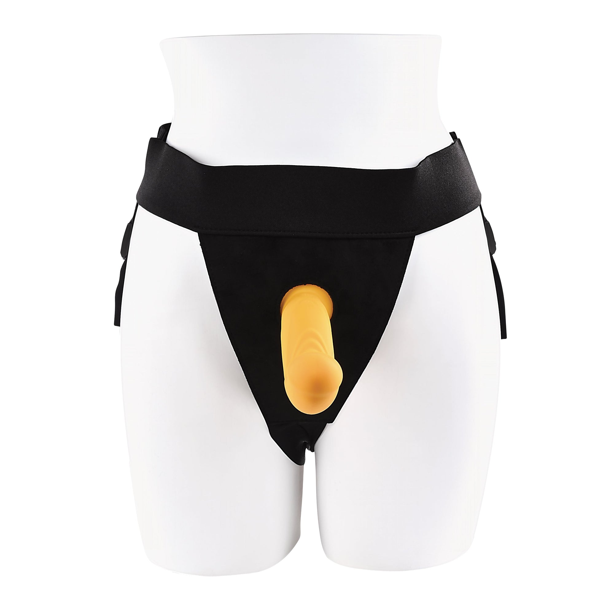 Evolved - Gender X Sweet Embrace Remote Vibrating Strap On (Beige) - Beige - Strap On with Dildo for Reverse Insertion