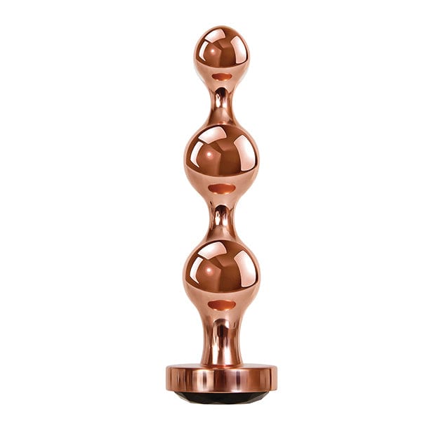 Evolved - Gender X Gold Digger Anal Beads Small (Rose Gold/Black) Anal Beads (Non Vibration) 625507445 CherryAffairs
