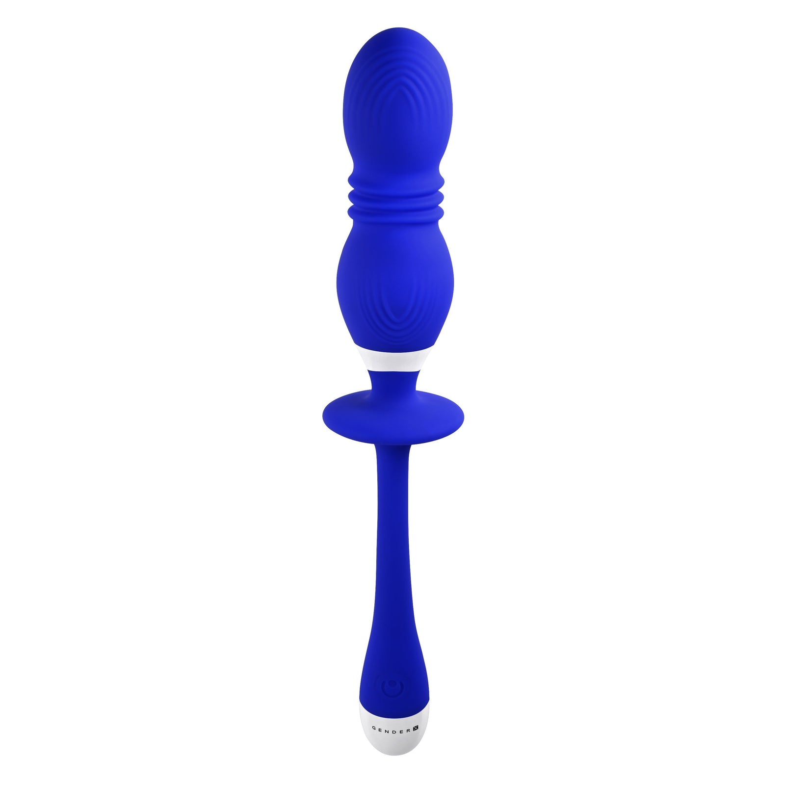 Evolved - Gender X Play Ball Thrusting Egg Vibrator (Blue) - Blue - Wireless Remote Control Egg (Vibration) Rechargeable