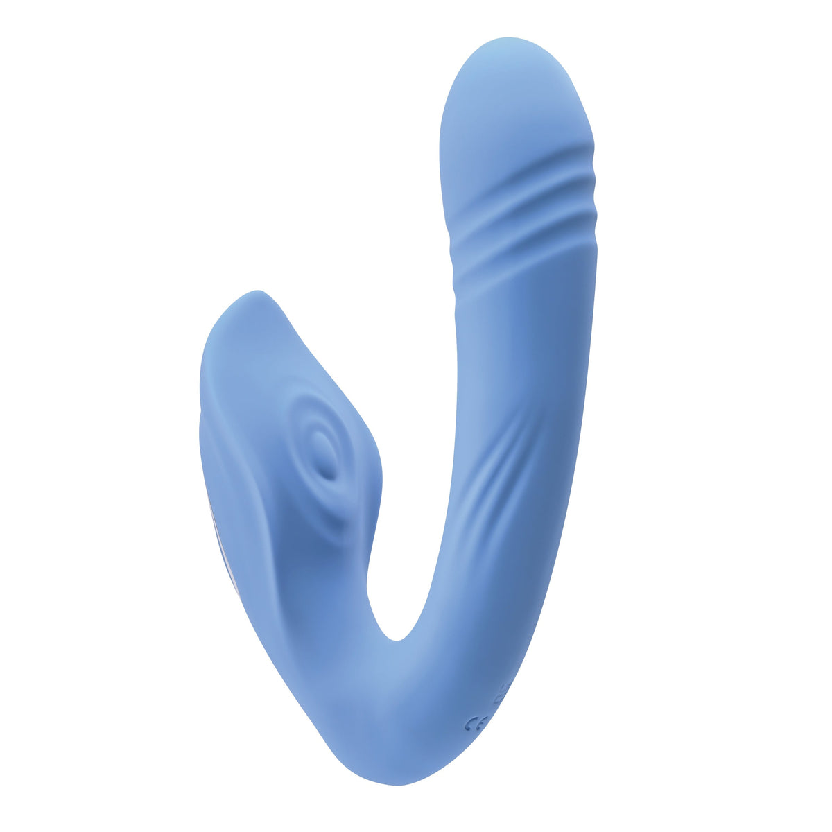 Evolved - Tap and Thrust Curved Vibrator (Blue) - Blue - Prostate Massager (Vibration) Rechargeable