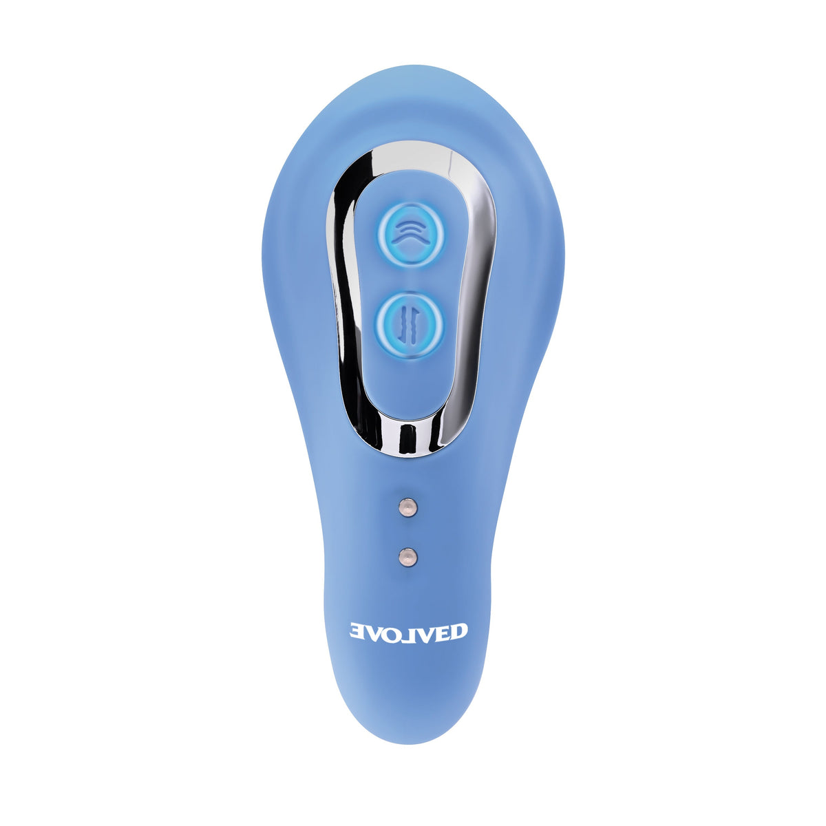 Evolved - Tap and Thrust Curved Vibrator (Blue) - Blue - Prostate Massager (Vibration) Rechargeable