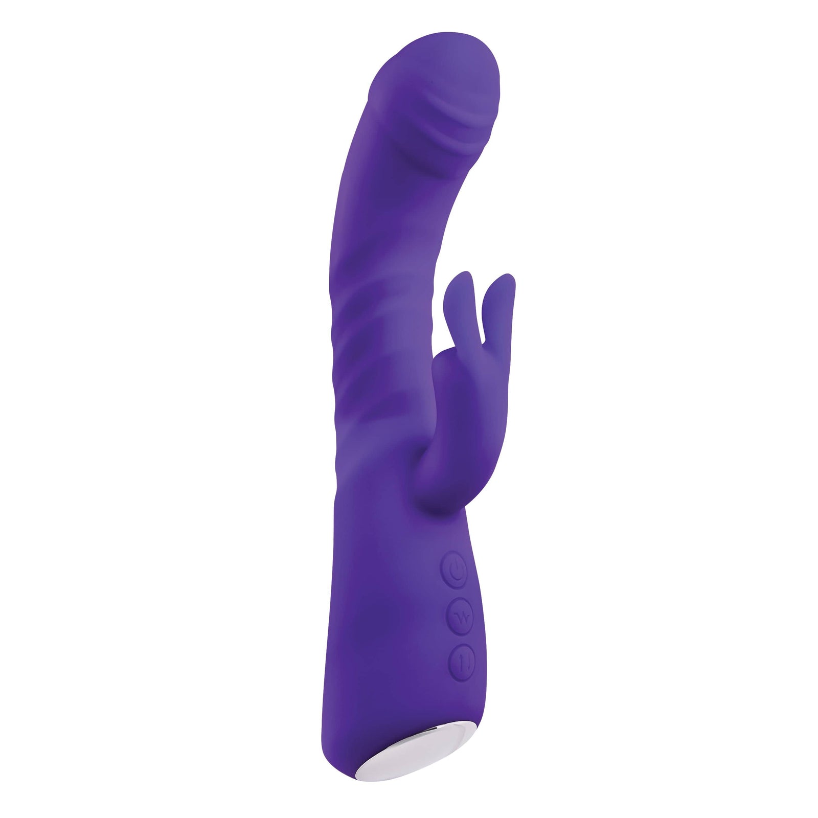Adam & Eve - Eve's Posh Thrusting Warming Rabbit Vibrator (Purple) Rabbit Dildo (Vibration) Rechargeable 844477019314 CherryAffairs