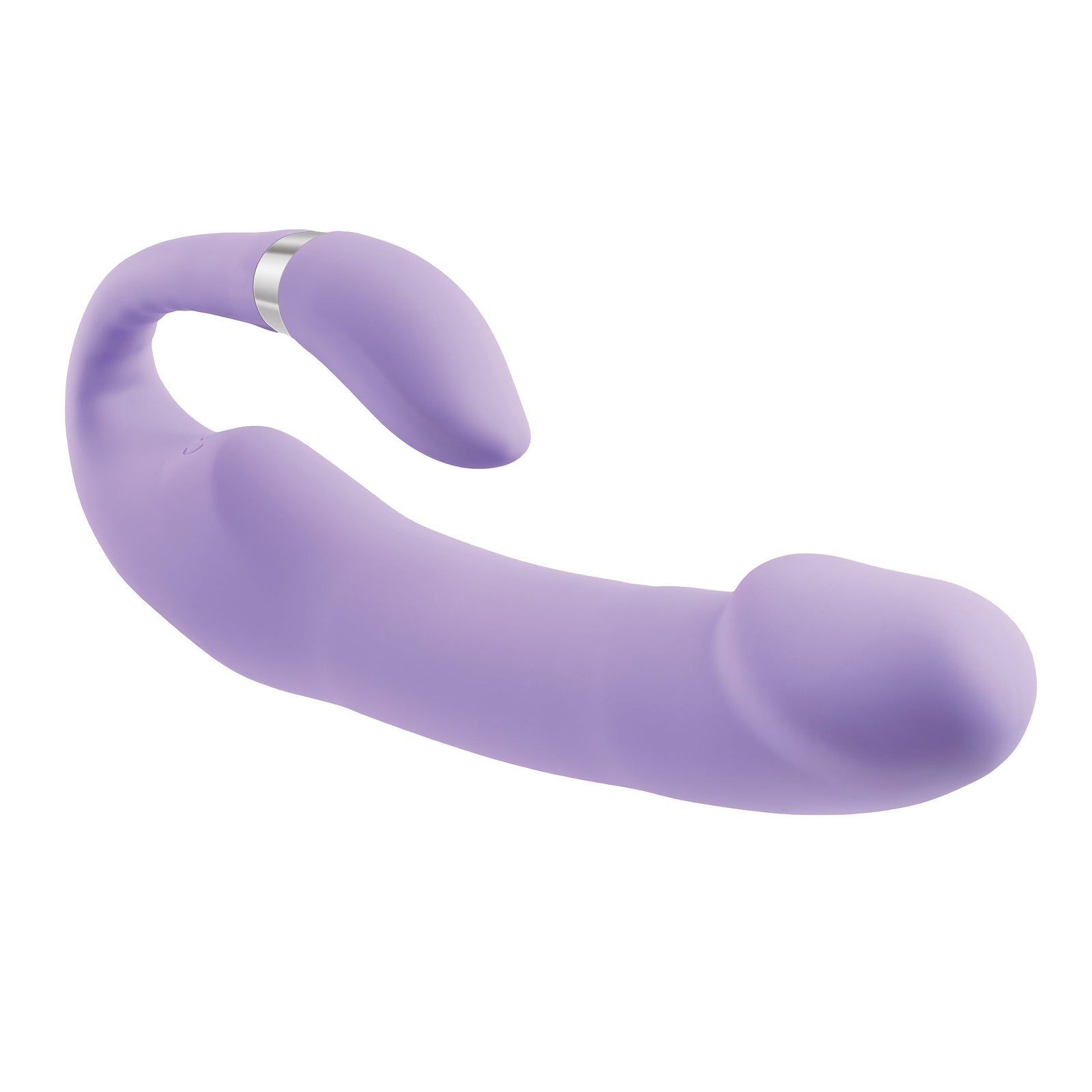 Evolved - Gender X Orgasmic Orchid Bendable C Shaped Vibrator (Purple) - Purple - Realistic Dildo w/o suction cup