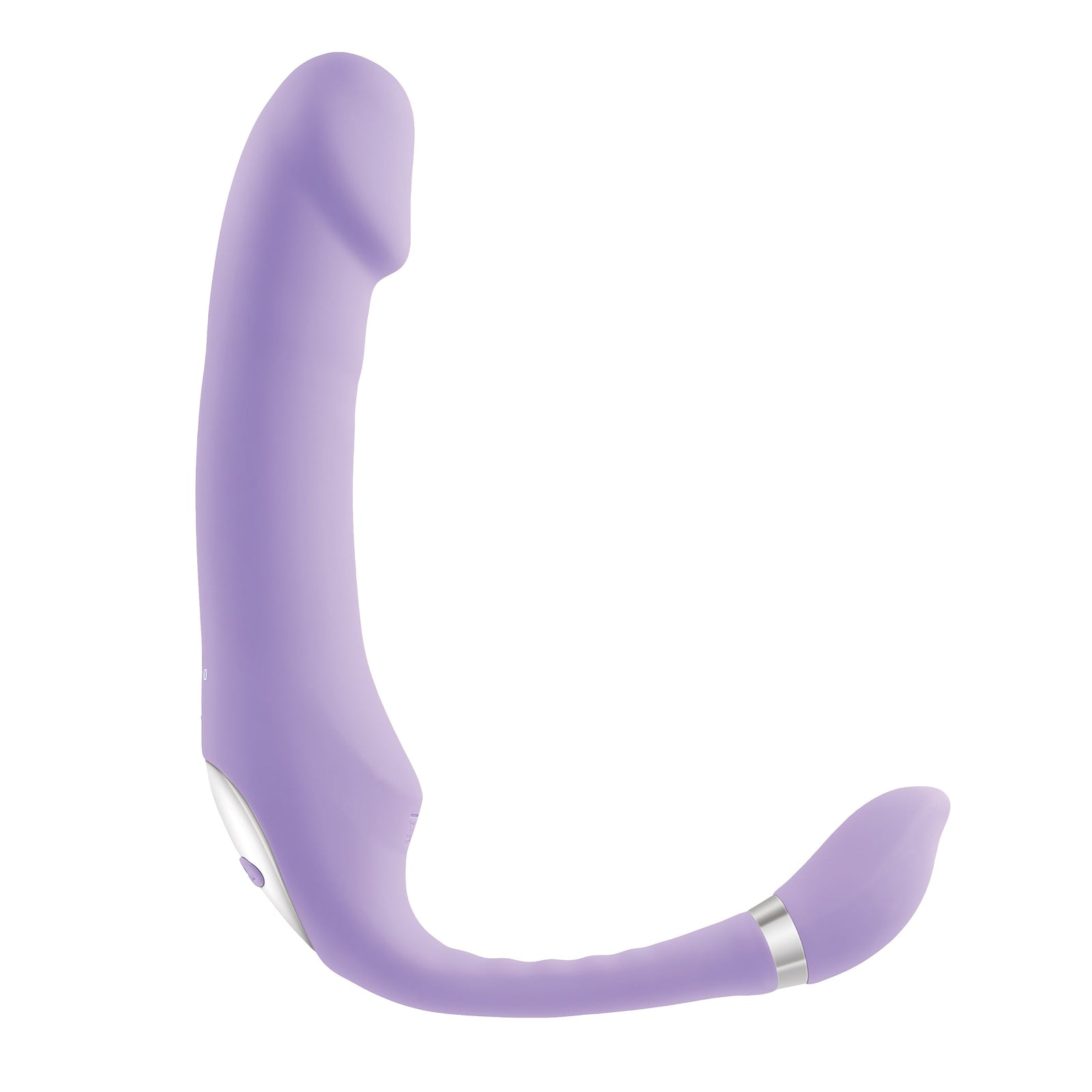 Evolved - Gender X Orgasmic Orchid Bendable C Shaped Vibrator (Purple) - Purple - Realistic Dildo w/o suction cup