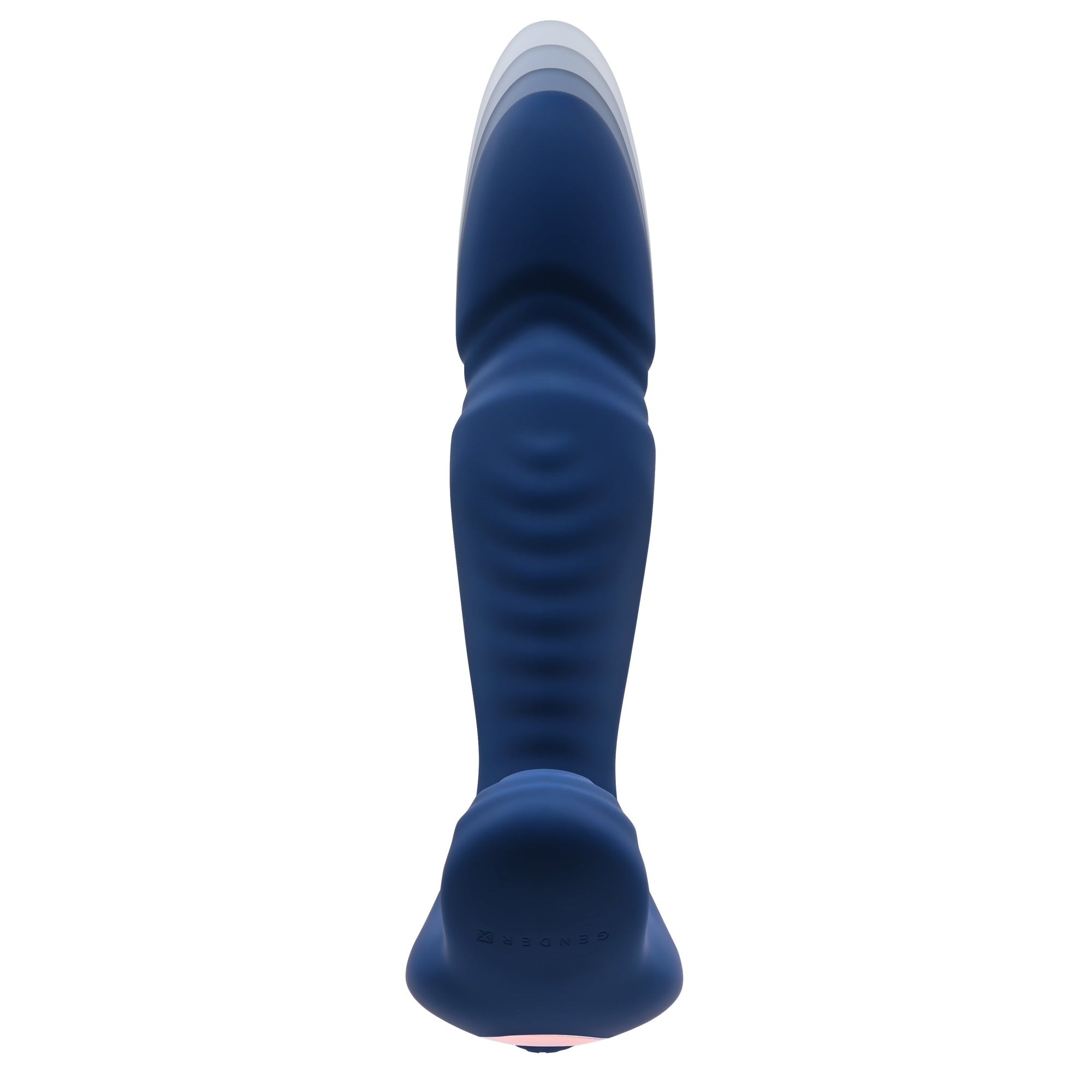Evolved - Gender X True Blue Thrusting Prostate Massager (Blue) - Blue - Prostate Massager (Vibration) Rechargeable
