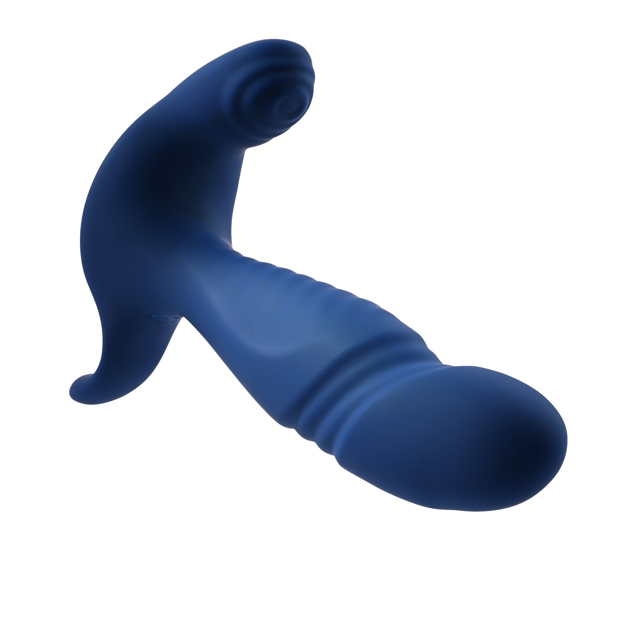 Evolved - Gender X True Blue Thrusting Prostate Massager (Blue) - Blue - Prostate Massager (Vibration) Rechargeable