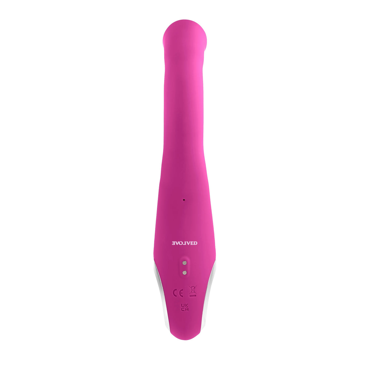 Evolved - Strike A Pose Flexible Clitoral Air Stimulator with Vibrating Dildo (Pink) - Pink - Clit Massager (Vibration)