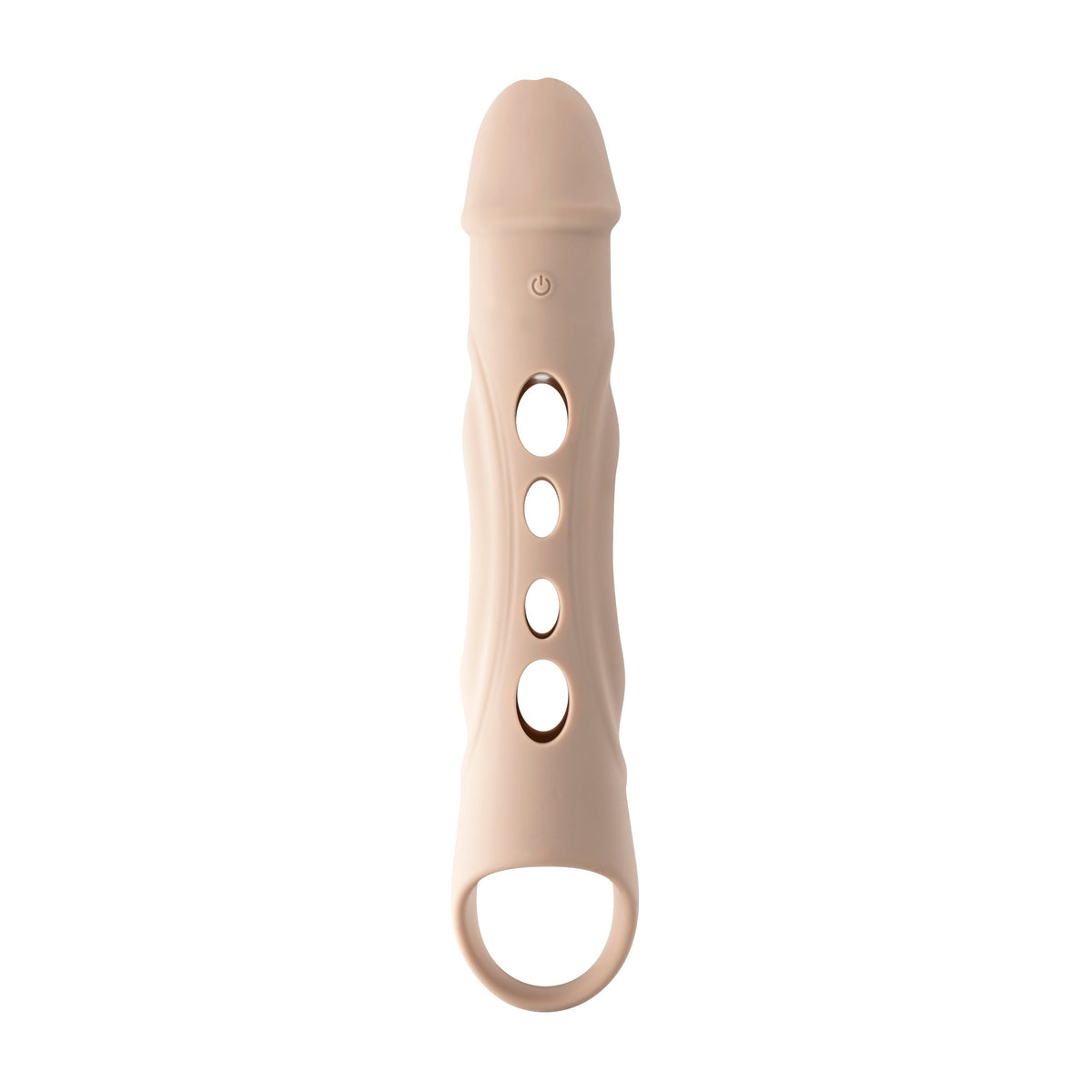 Zero Tolerance - Big Boy Vibrating Remote Penis Extender - Beige - Penis Clamp Extender