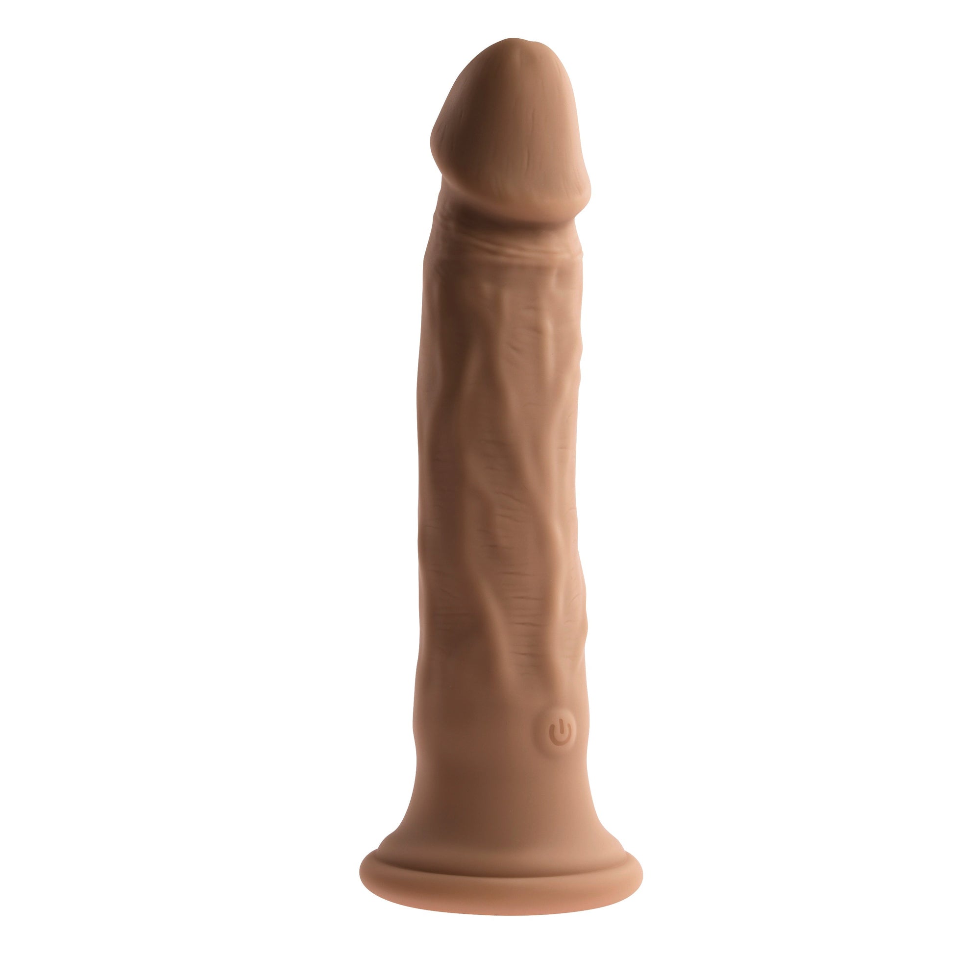 Evolved - Twirl Jam Remote Vibrating Realistic Dildo 9.25’’ - Brown - Realistic Dildo with suction cup (Vibration)