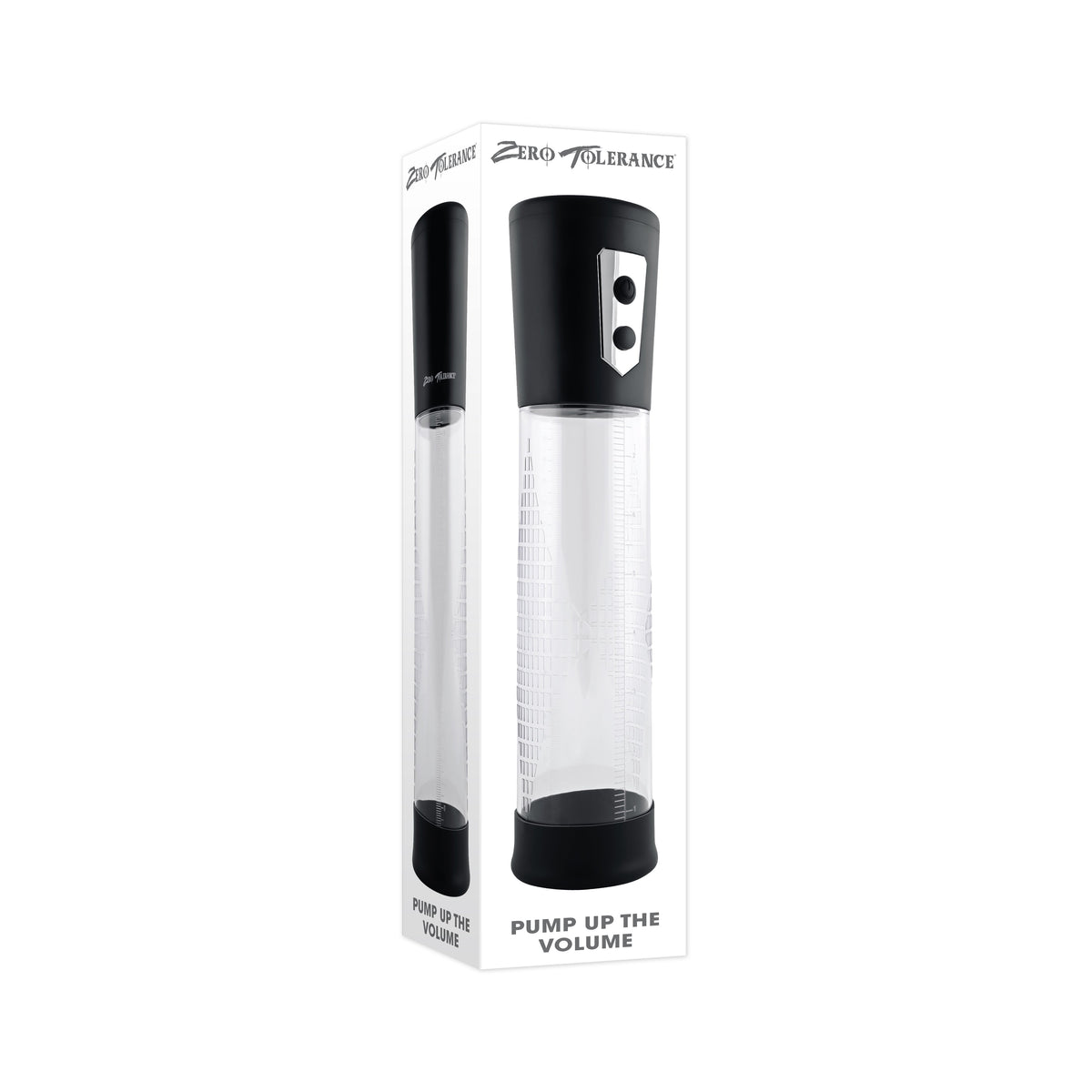 Zero Tolerance - Pump Up The Volume Penis Pump (Clear) - Clear - Penis Pump (Vibration) Non Rechargeable