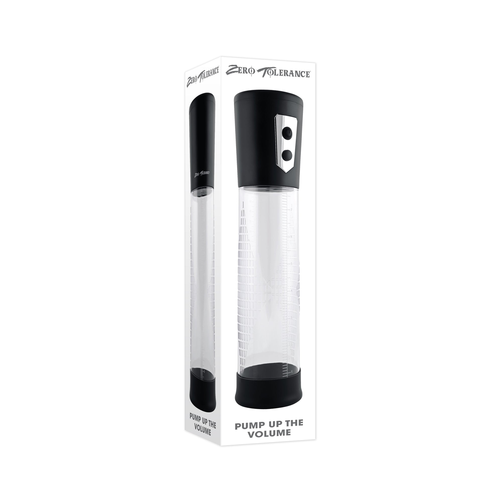 Zero Tolerance - Pump Up The Volume Penis Pump (Clear) - Clear - Penis Pump (Vibration) Non Rechargeable