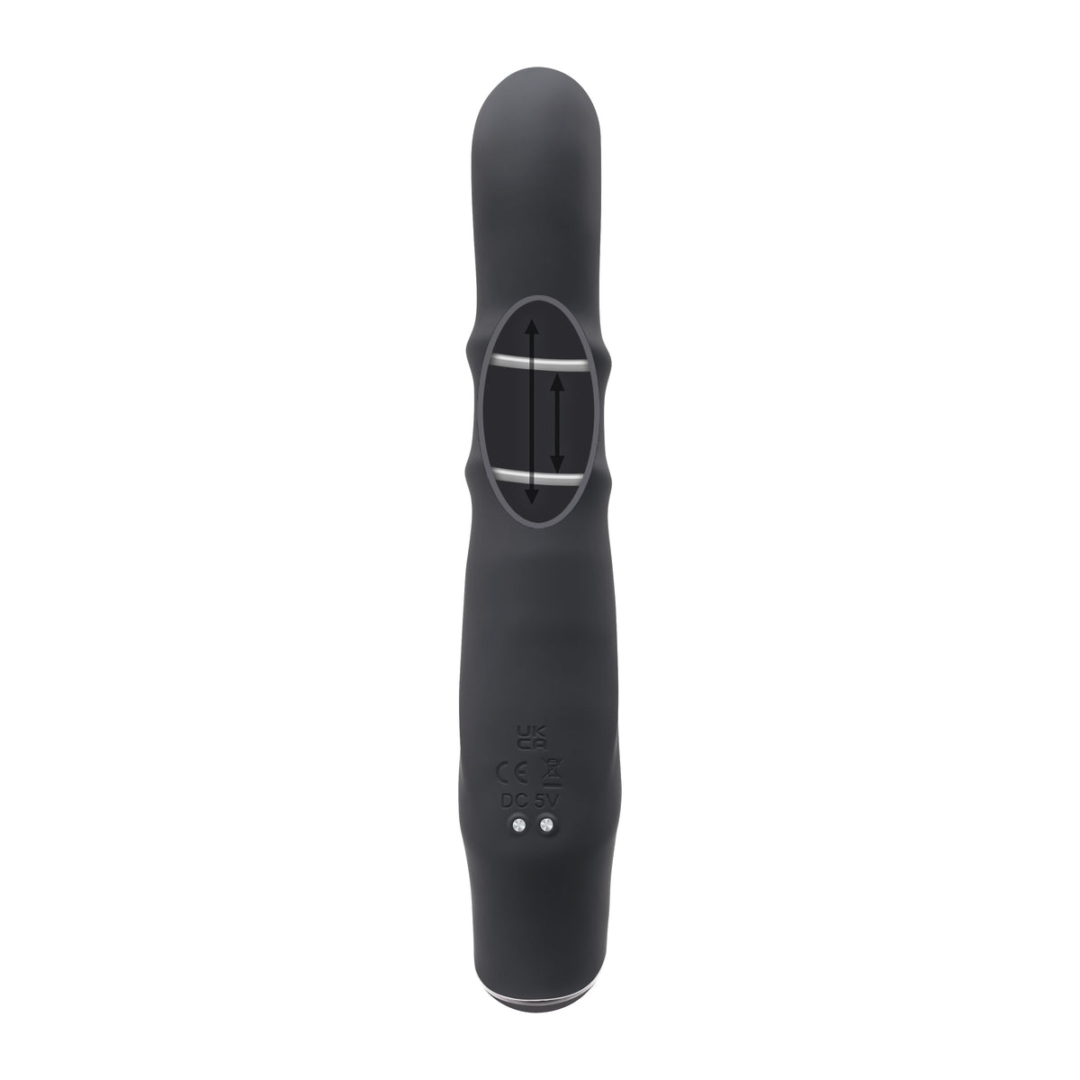 Evolved - Ringmaster Rabbit Vibrator (Black) - Black - Rabbit Dildo (Vibration) Rechargeable