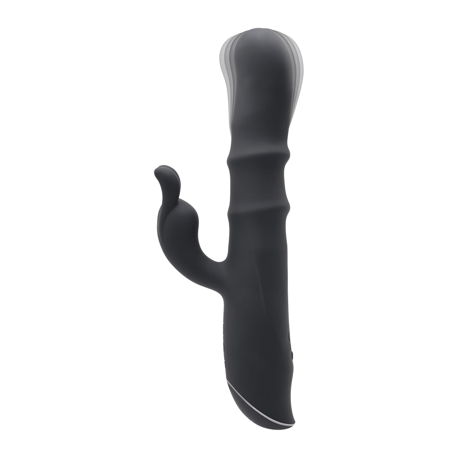 Evolved - Ringmaster Rabbit Vibrator (Black) - Black - Rabbit Dildo (Vibration) Rechargeable