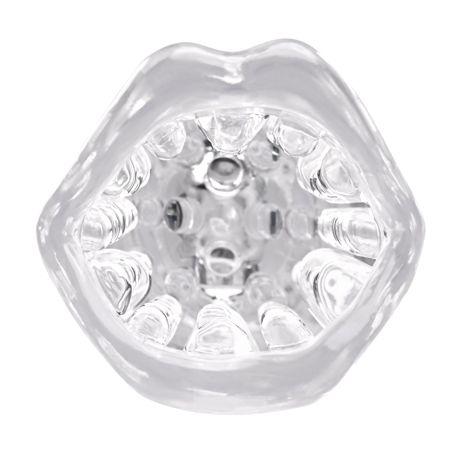 Zero Tolerance - Cyclone Rotating Vibrating Stroker Masturbator (Clear) - Clear - Masturbator Soft Stroker (Vibration)