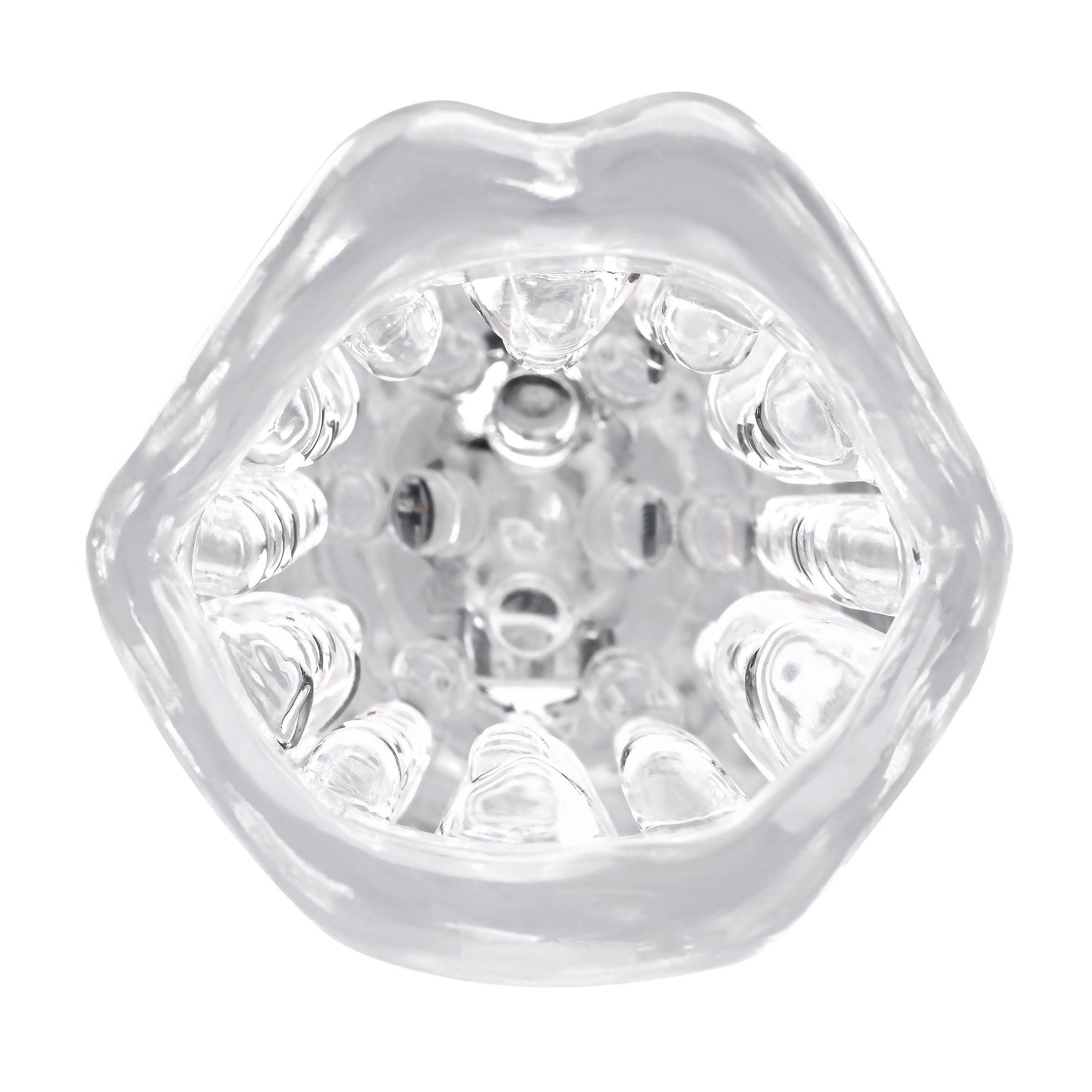 Zero Tolerance - Cyclone Rotating Vibrating Stroker Masturbator (Clear) - Clear - Masturbator Soft Stroker (Vibration)