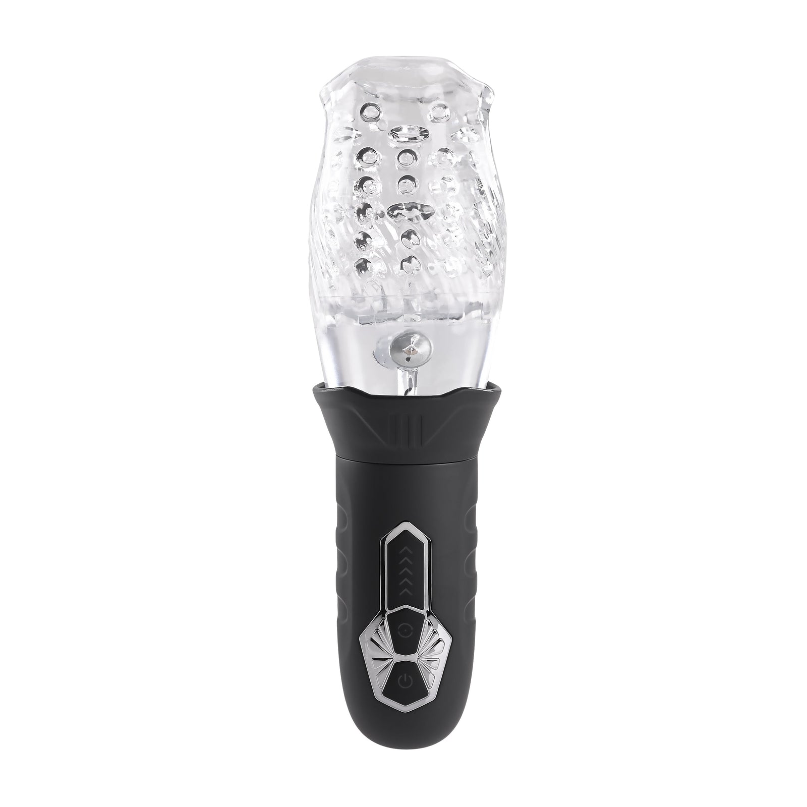 Zero Tolerance - Cyclone Rotating Vibrating Stroker Masturbator (Clear) - Clear - Masturbator Soft Stroker (Vibration)