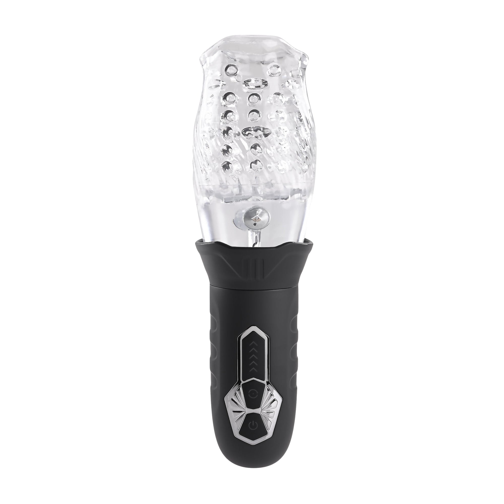 Zero Tolerance - Cyclone Rotating Vibrating Stroker Masturbator (Clear) - Clear - Masturbator Soft Stroker (Vibration)