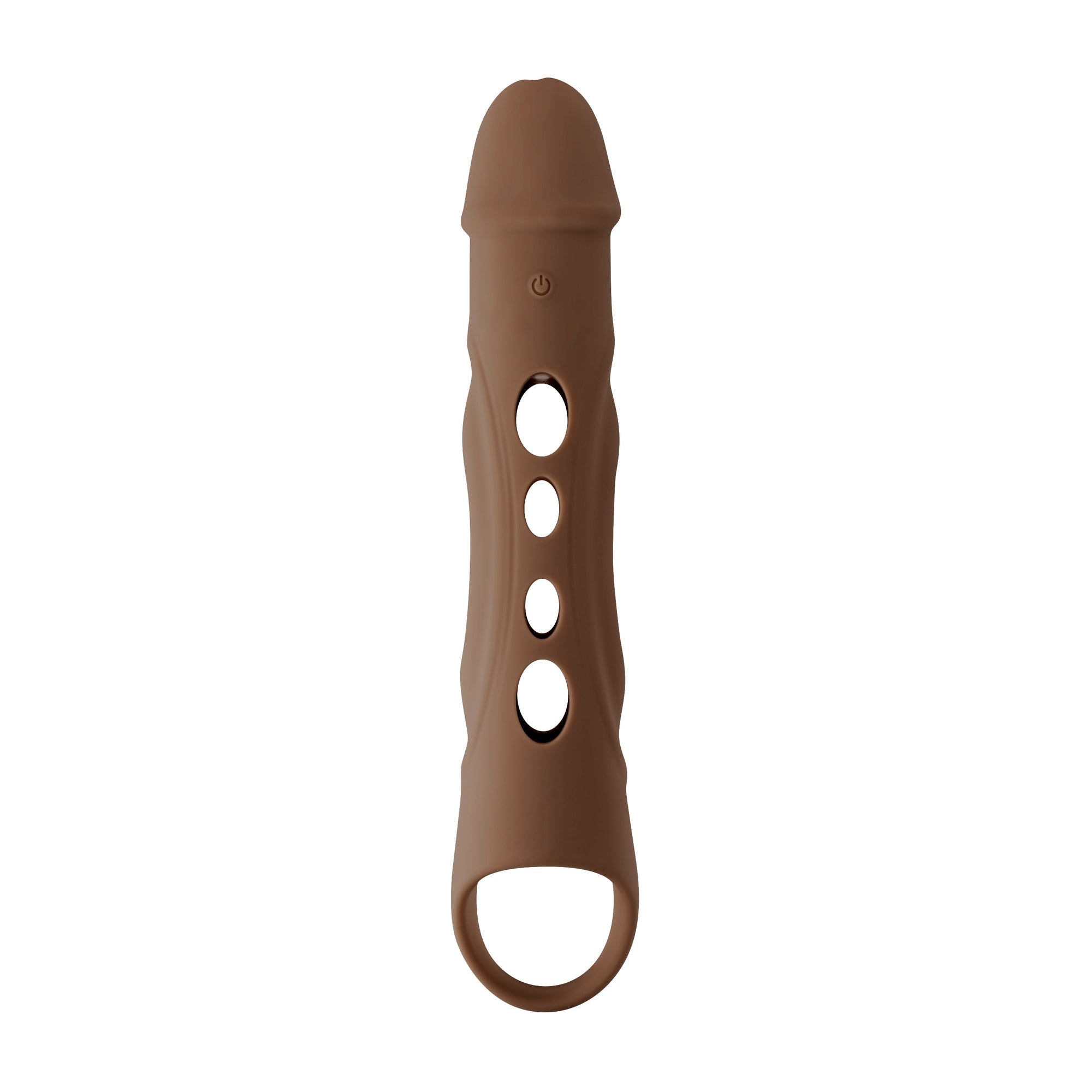 Zero Tolerance - Big Boy Vibrating Remote Penis Extender - Brown - Penis Clamp Extender