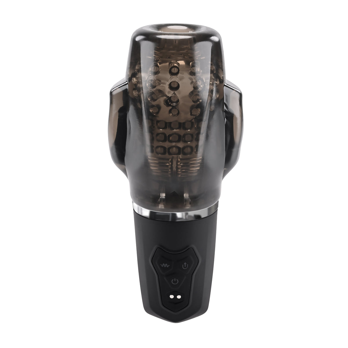 Zero Tolerance - A Sucking Good Time Stroker Masturbator (Black) - Black - Masturbator Mouth (Vibration) Rechargeable