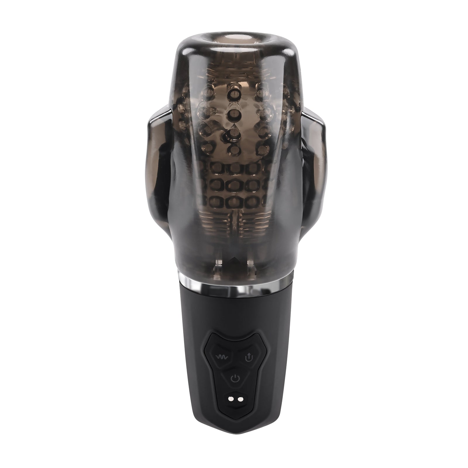 Zero Tolerance - A Sucking Good Time Stroker Masturbator (Black) - Black - Masturbator Mouth (Vibration) Rechargeable