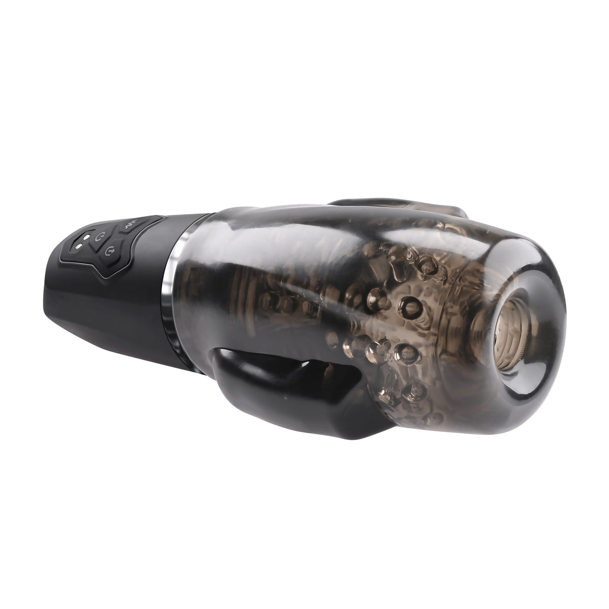 Zero Tolerance - A Sucking Good Time Stroker Masturbator (Black) - Black - Masturbator Mouth (Vibration) Rechargeable