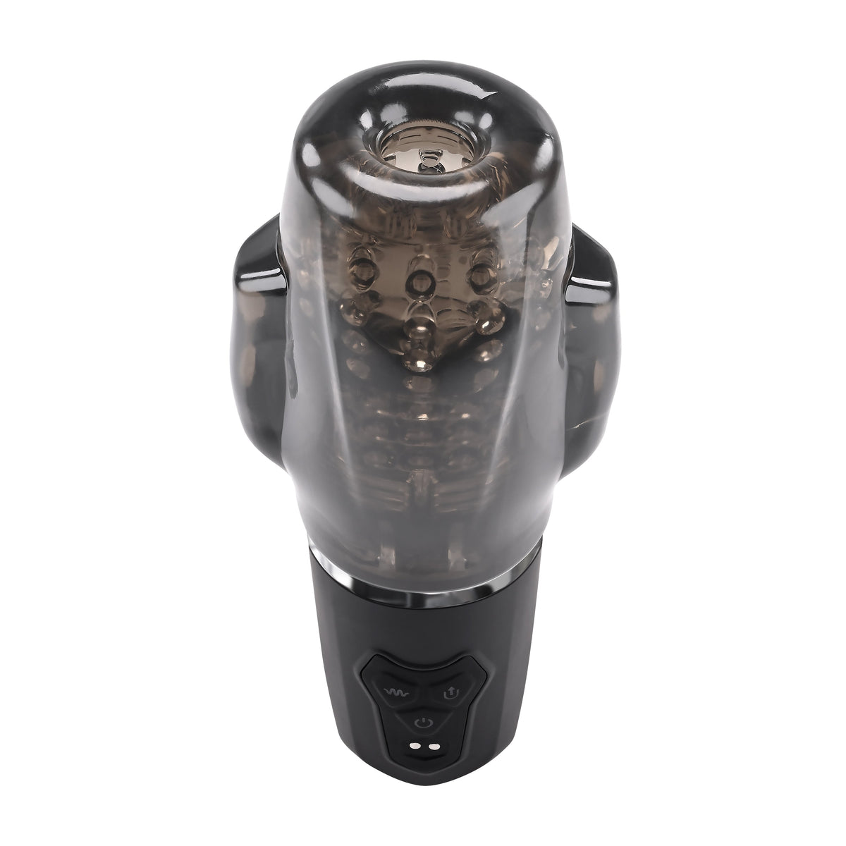 Zero Tolerance - A Sucking Good Time Stroker Masturbator (Black) - Black - Masturbator Mouth (Vibration) Rechargeable